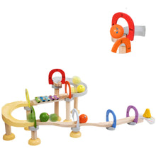 MelodyMaze – Holz-Musik-Murmelbahn für Kinder | Kreatives Sensorik-Spielzeug ab 3 Jahren