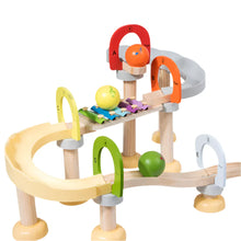 MelodyMaze – Holz-Musik-Murmelbahn für Kinder | Kreatives Sensorik-Spielzeug ab 3 Jahren