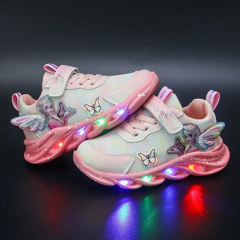 Snow Queen kindersneakers met led-verlichting