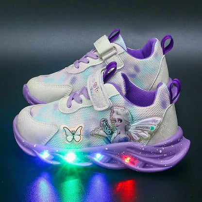 Snow Queen kindersneakers met led-verlichting
