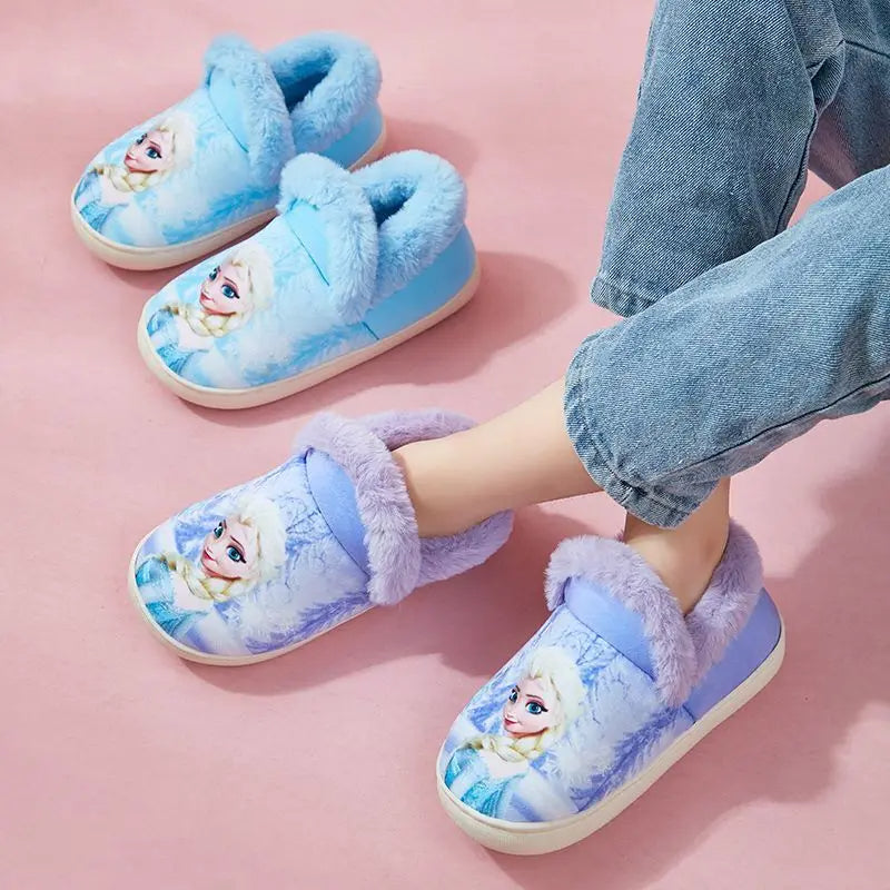 Elsa pantoffels met Frozen-thema