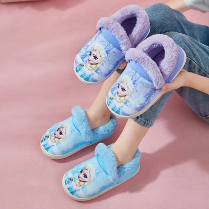 Elsa pantoffels met Frozen-thema