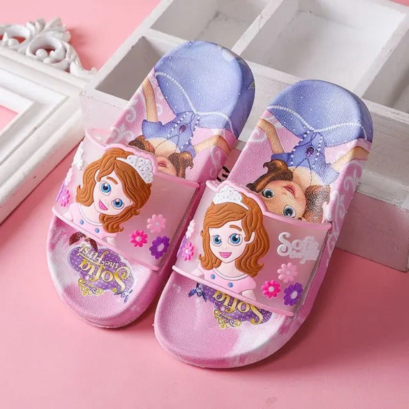 Stijlvolle kinderpantoffels voor binnen in de zomer