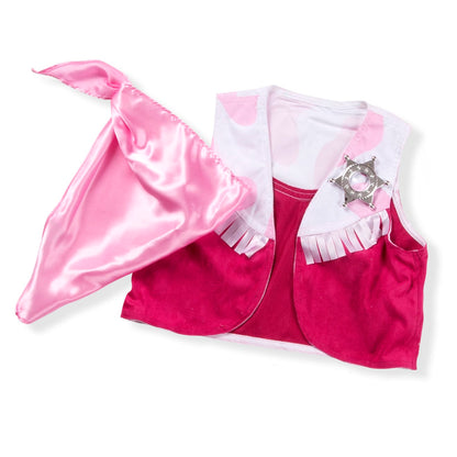 Cowgirl Rollenspel Kostuumset
