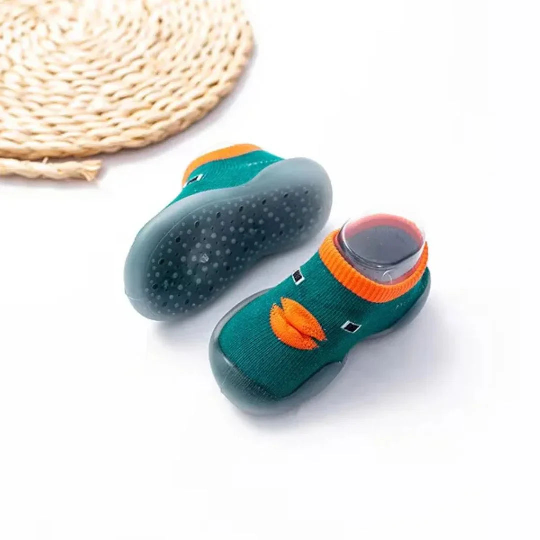 TinySteps – Baby Slip-On Schuhsocken ab 6 Monaten | Weicher Rutschfester Komfort