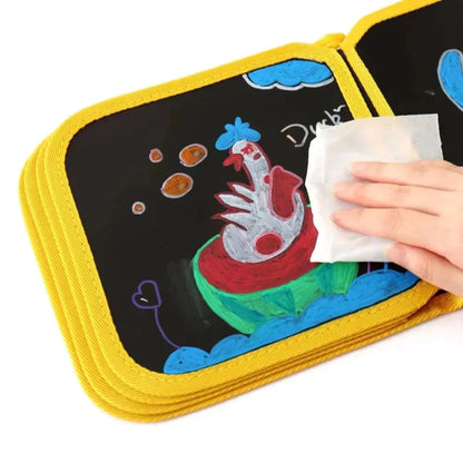 DoodleDash – Wiederverwendbares Malbuch mit Stiften für Kinder ab 3