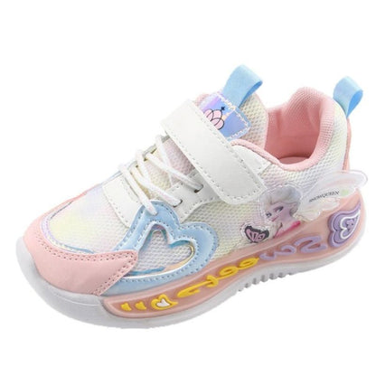 Assepoester Prinses Print Schoenen Met Led-verlichting