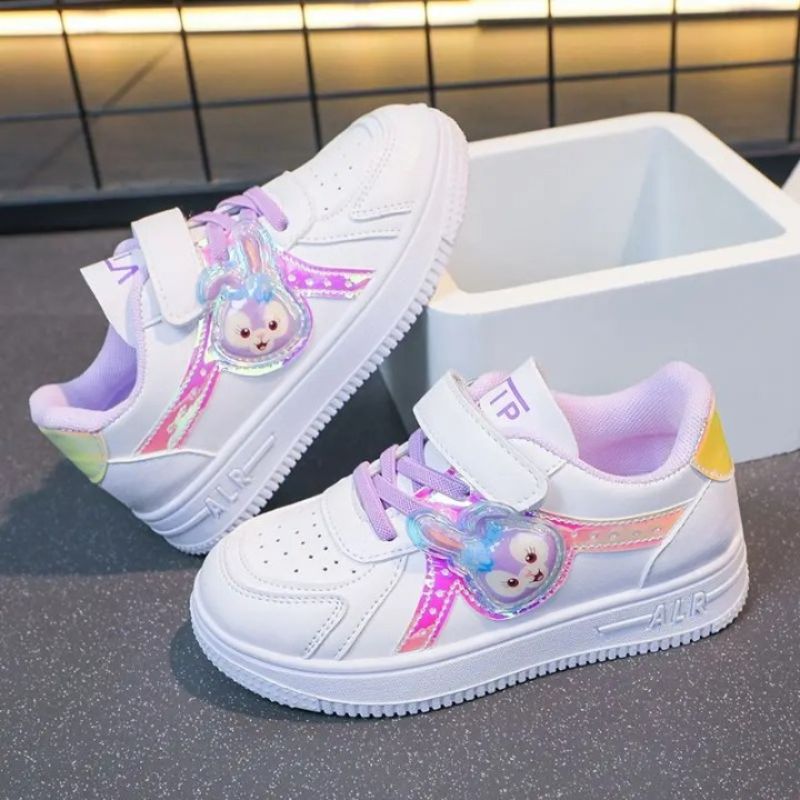 Elegante hardloopsneaker met kattenprint