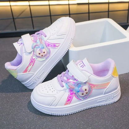 Elegante hardloopsneaker met kattenprint