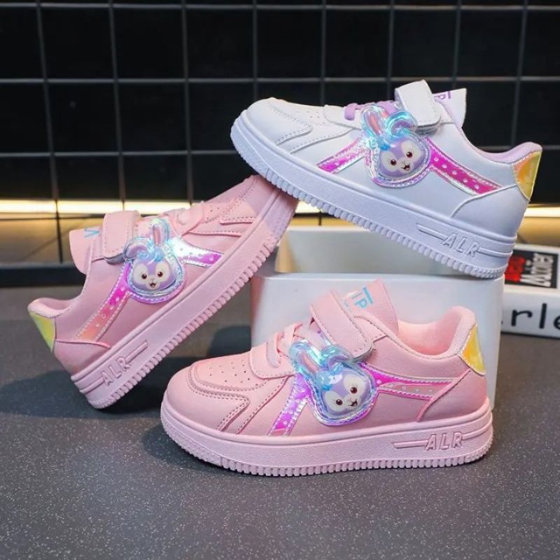 Elegante hardloopsneaker met kattenprint