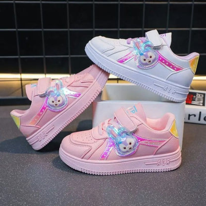 Elegante hardloopsneaker met kattenprint