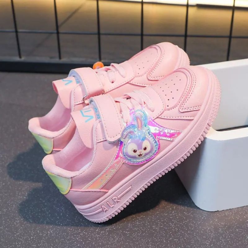Elegante hardloopsneaker met kattenprint