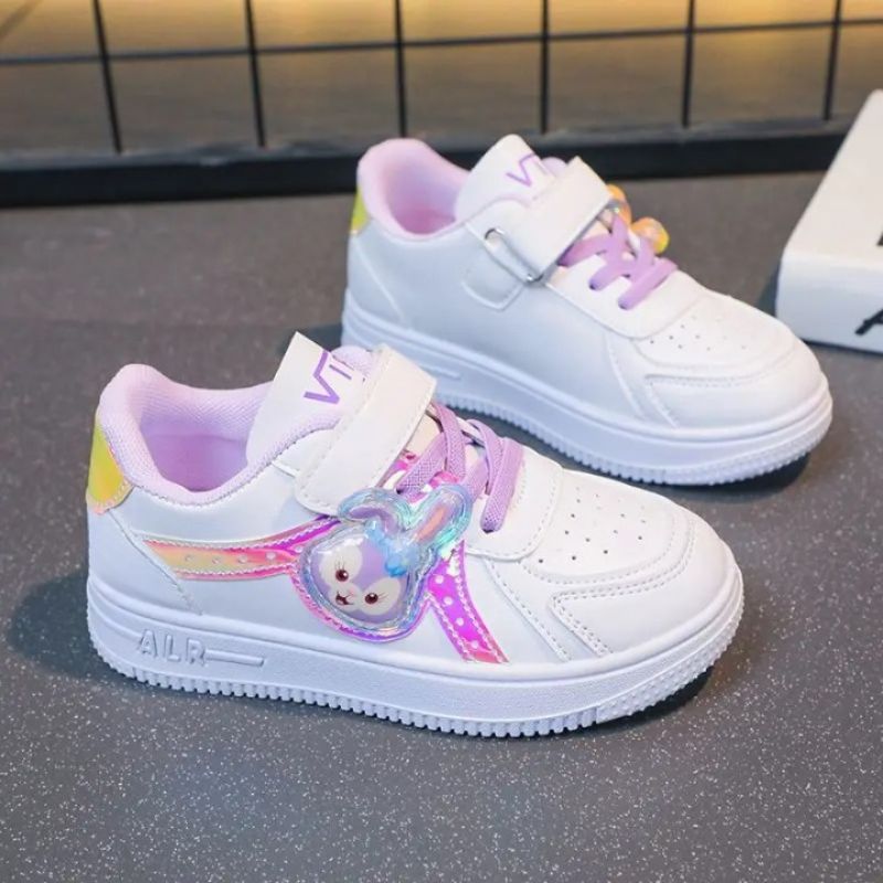 Elegante hardloopsneaker met kattenprint