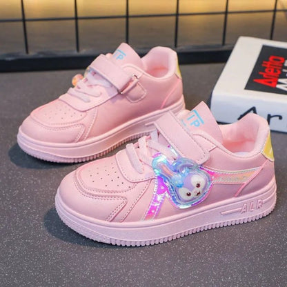 Elegante hardloopsneaker met kattenprint