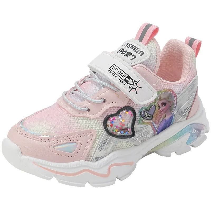 Elsa Cartoon Print Casual Sneaker