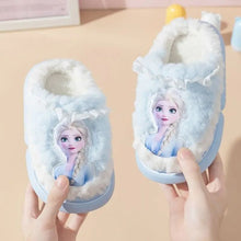 Ciepłe kapcie domowe Frozen Elsa 