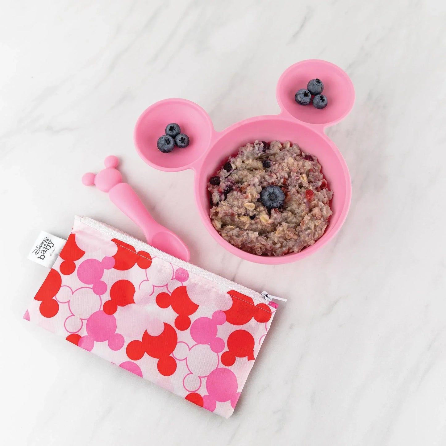 Siliconen eerste voedingsset: Minnie Mouse