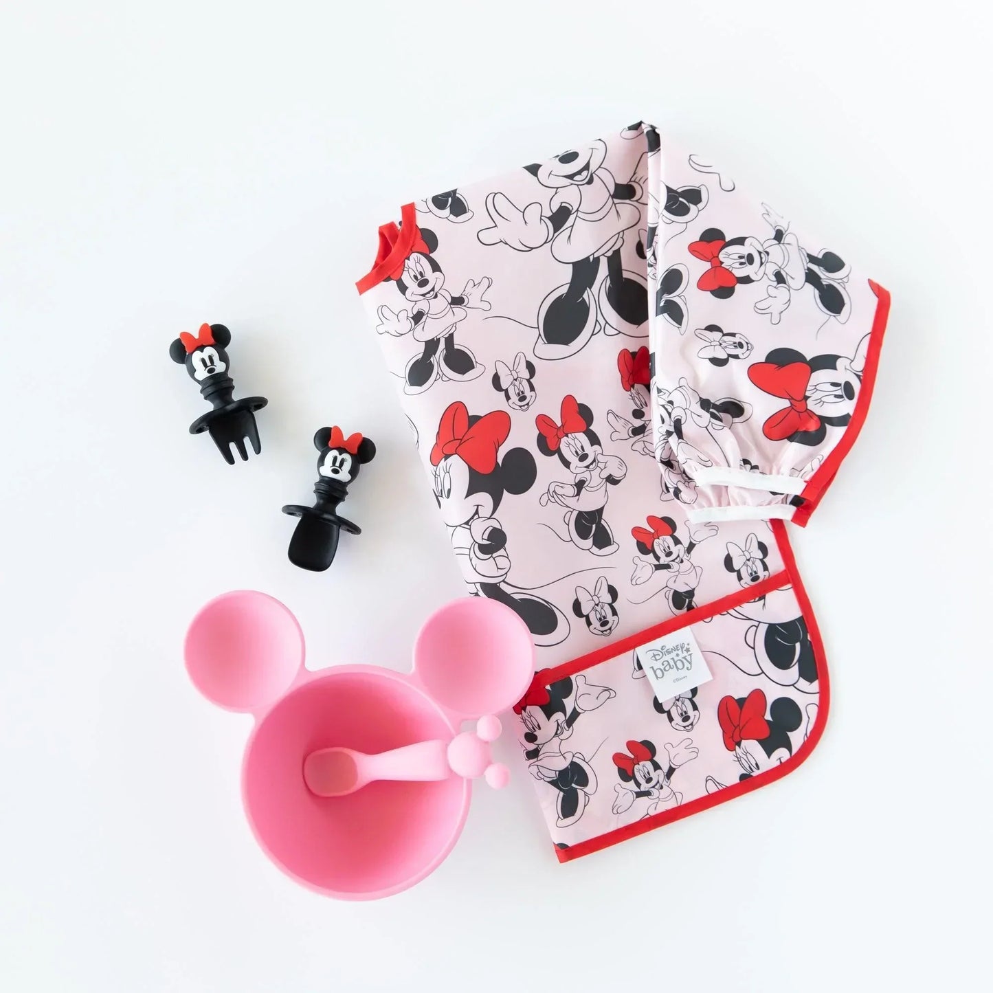 Siliconen eerste voedingsset: Minnie Mouse