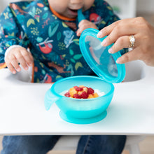 Siliconen eerste voedingsset: Blue Jelly