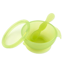 Siliconen eerste voedingsset: Groene Jelly