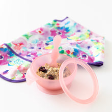 Siliconen eerste voedingsset: Roze Jelly