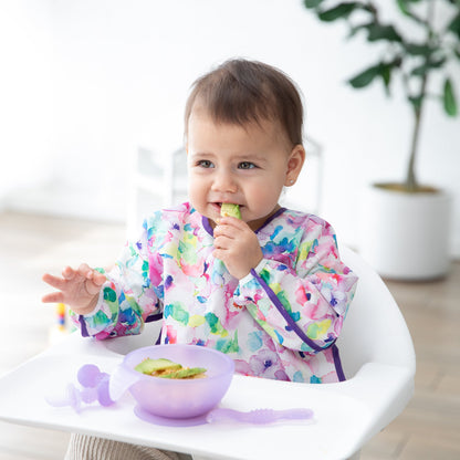 Siliconen eerste voedingsset: Purple Jelly