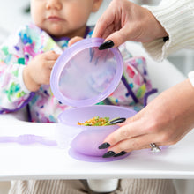 Siliconen eerste voedingsset: Purple Jelly
