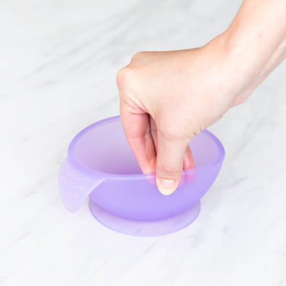 Siliconen eerste voedingsset: Purple Jelly