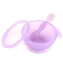 Siliconen eerste voedingsset: Purple Jelly
