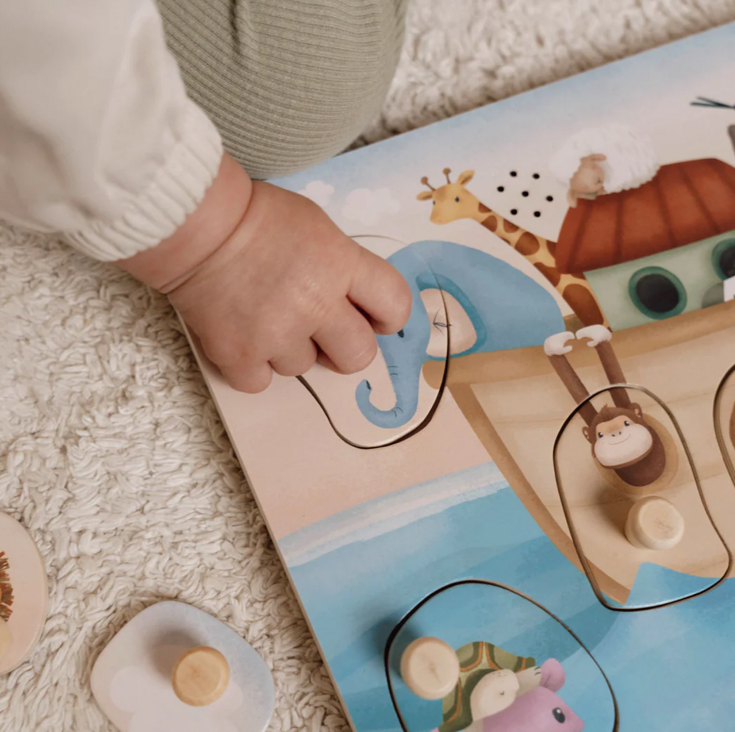 Houten klankpuzzel - Ark van Noach