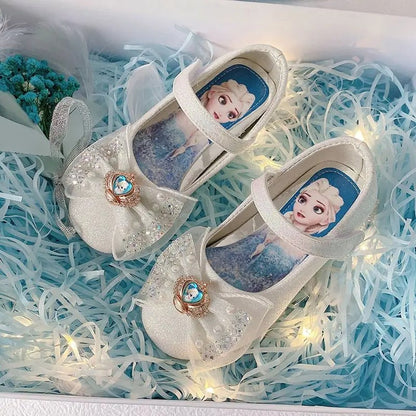 Frozen Anna en Elsa platte kristallen schoenen