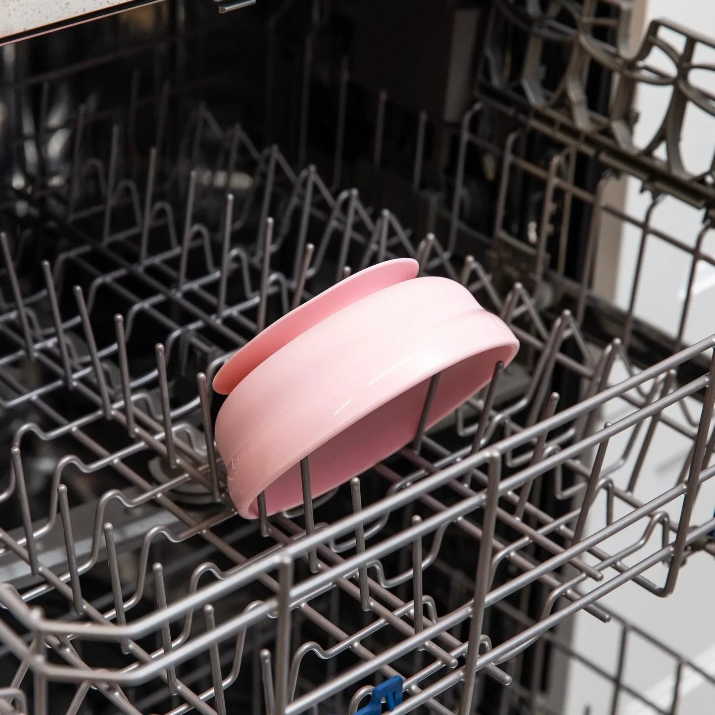 Siliconen grip kom: roze