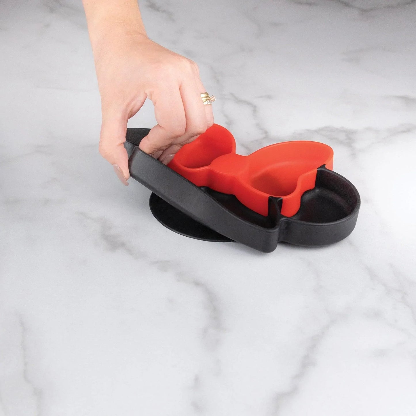 Siliconen gripschaal: Minnie Mouse