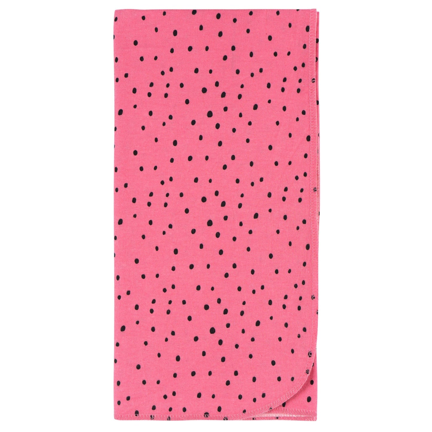 2-Pack Baby Girls Bear Flannel Blankets