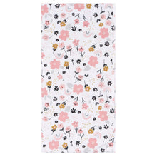 2-Pack Baby Girls Bear Flannel Blankets