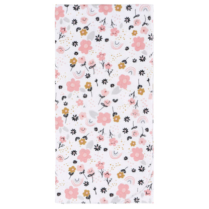 2-Pack Baby Girls Bear Flannel Blankets