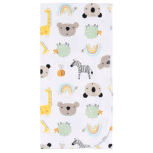 2-Pack Baby Neutral Little Animals Flannel Blankets