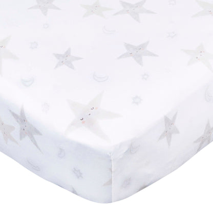 2-pack neutrale hemelse wieglakens