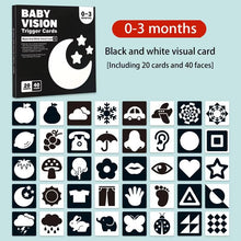 BrightPeek Kontrastkarten für Babys – Visuelle Stimulation – Ab 0 Monaten