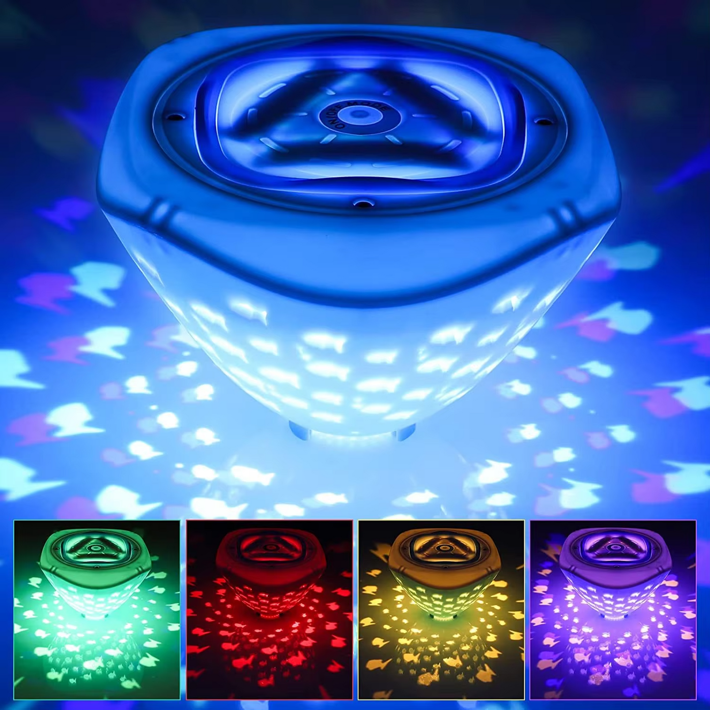 BathBeam Schwimmender Lichtprojektor – Entspannendes Baden – Ab 12 Monaten