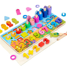 3DPuzzleCraft - 3D-Zahlenpuzzle aus Holz zum Sortieren von Montessori-Spielzeug