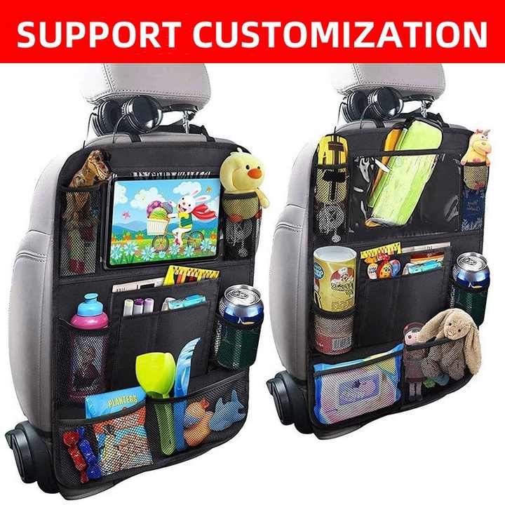 RideTidy – Auto-Rücksitz-Organizer mit Tablethalter & Aufbewahrungstaschen – Ab 3 Jahren