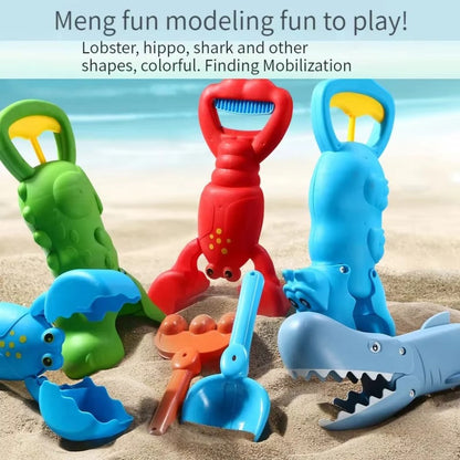 GrabbaClaw – Kinder Krabbenklaue Sandgreifer Spielzeug für Strandspaß – Ab 3 Jahren