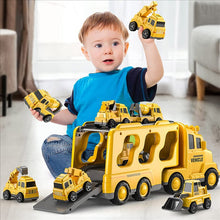5in1 Baufahrzeug Spielset – Zum Bauen & Spielen – Ab 3 Jahren