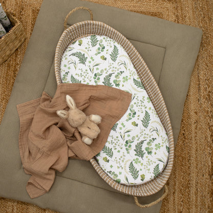 Mabel & Fox -  Basket Changing Mat - Evergreen