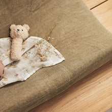 Changing Mat Cover Terry - Olive Green