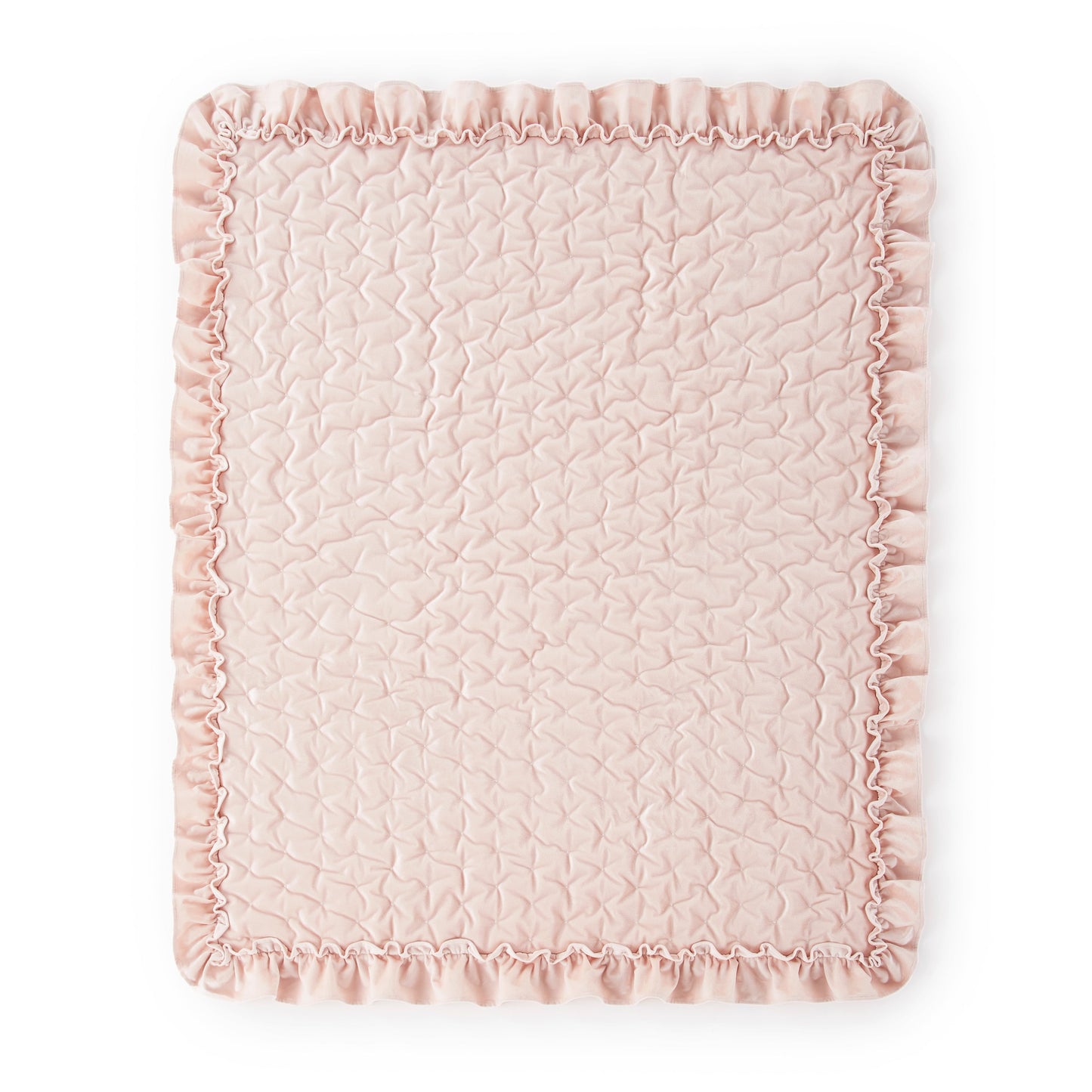Heritage Blush Velvet 4-delige wiegbeddengoedset