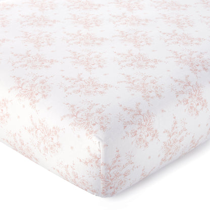 Heritage Blush Velvet 4-delige wiegbeddengoedset