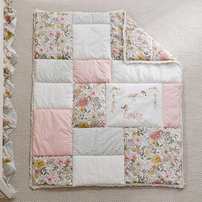 Patch Garden 4-delige wiegbeddengoedset