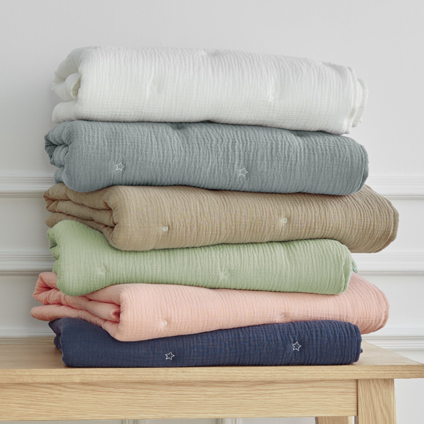 Cloud Muslin 5-delige beddengoedset
